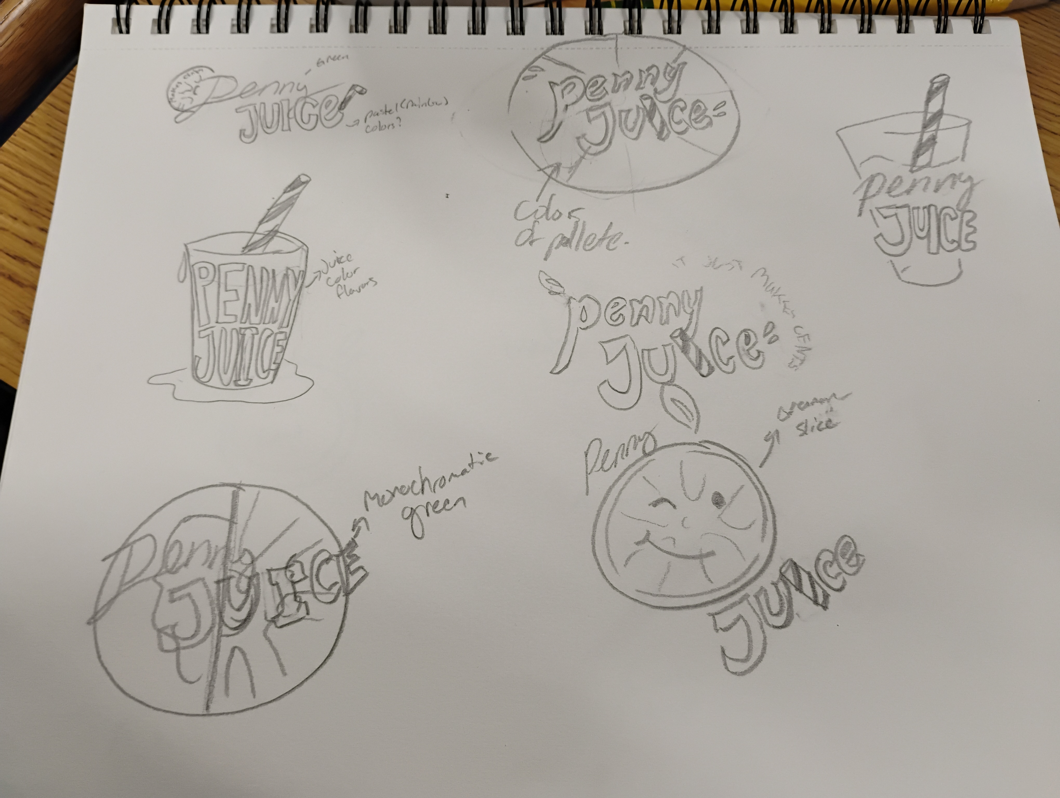 Penny Juice Sketches